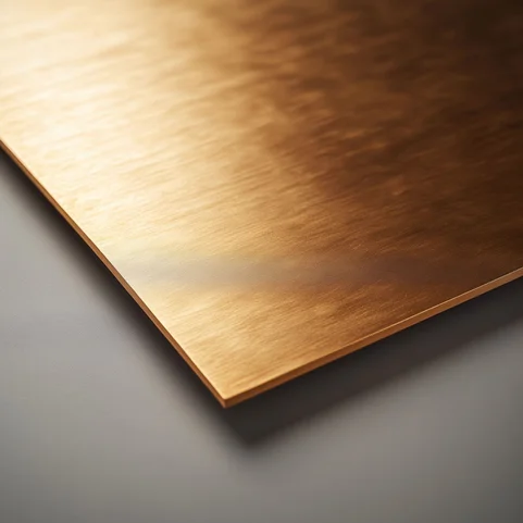 Бронзовый лист 0.32 мм БрБ2