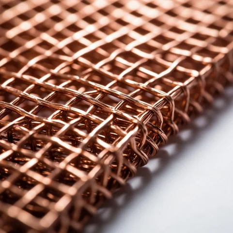 Медная сетка 2.5х0.5 мм М1Е ГОСТ 6613-86