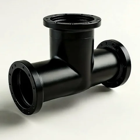 Тройник аксиальный полимерный 75 мм 0.6 МПа кл.1 ПП-3 ГОСТ 32415-2013