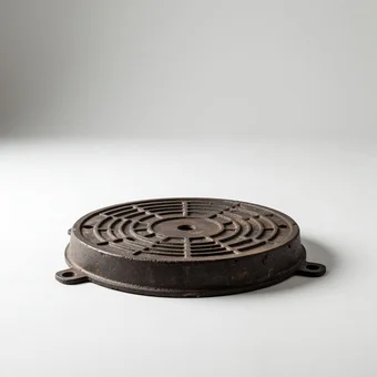 Люк чугунный легкий