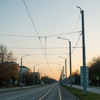 Троллейбусные провода